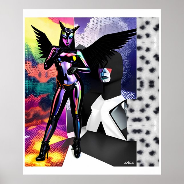 Póster Su nueva fiesta de diseño de Memphis (Frente)