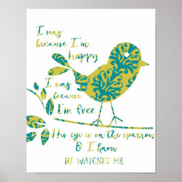 Póster Su ojo está en el resplandor