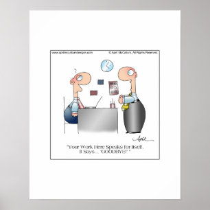 Póster SU poster en abril McCallum del TRABAJO