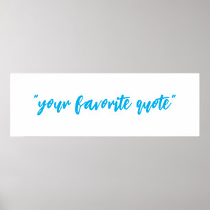 Póster Su presupuesto, personalizable de texto
