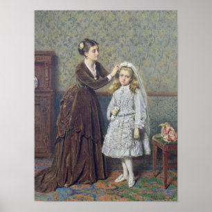 Póster Su primera comunión