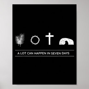 Póster Su Resucitado, Domingo de Ramos, Semana Santa, Vie