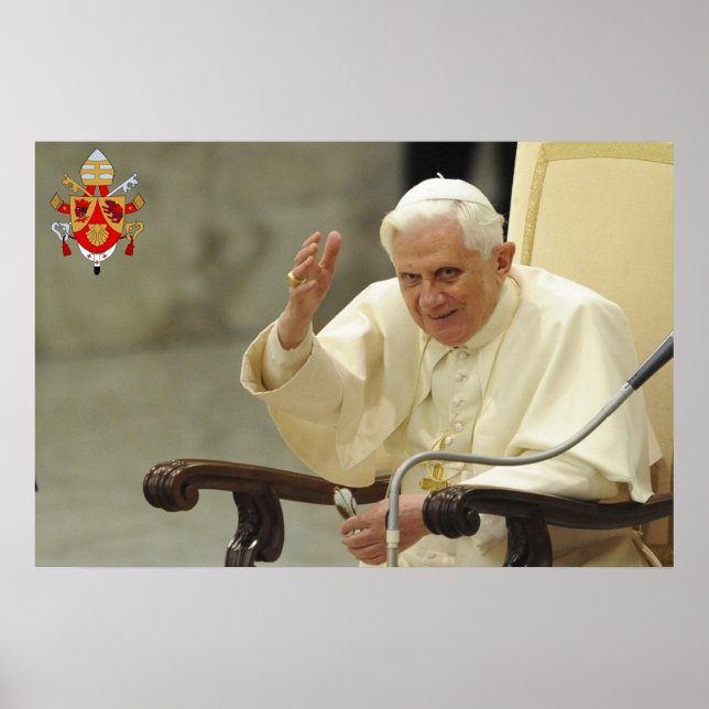 Póster Su Santidad el Papa Benedicto XVI (Frente)