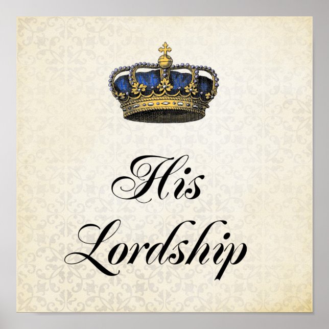 Póster Su Señoría (Frente)