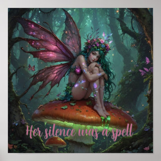 Póster Su silencio fue un hechizo