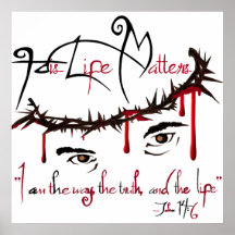 Su vida importa el Poster cristiano