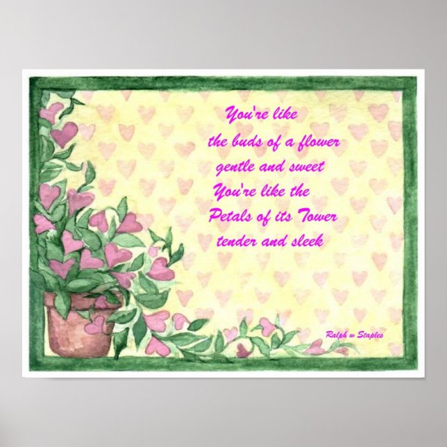 Póster Suave y dulce (Frente)