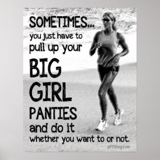 Póster Suba sus grandes panes Chicas