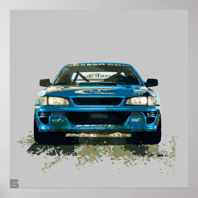 Póster Subaru. (Frente)