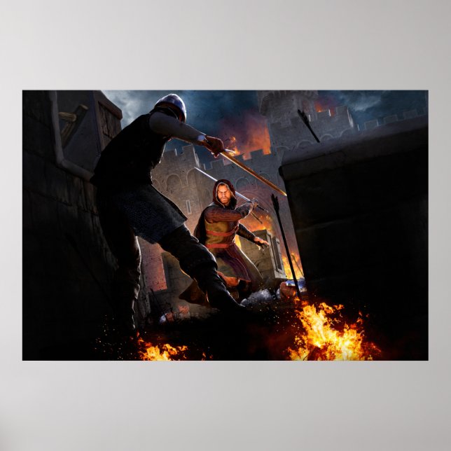 Póster Subcendente de espada - Poster medio (Frente)