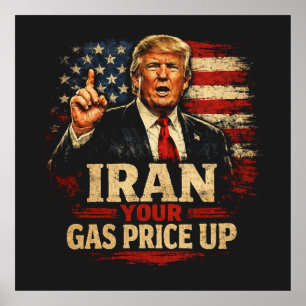Póster Sube el precio de tu gasolina Irán