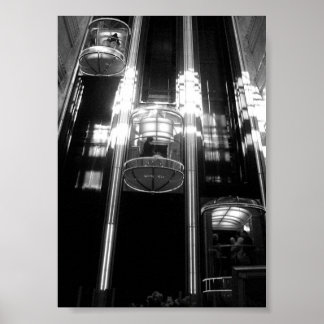 Póster Subiendo, bajando, y en su mayoría alrededor