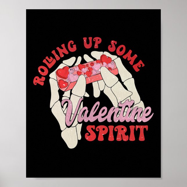 Póster Subiendo un poco de espíritu de San Valentín  (Frente)