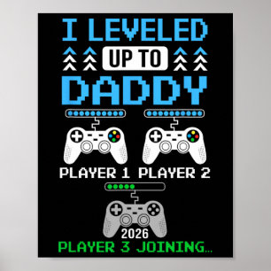 Póster Subió a Papá de Nuevo Divertido Divertido Padre Ju