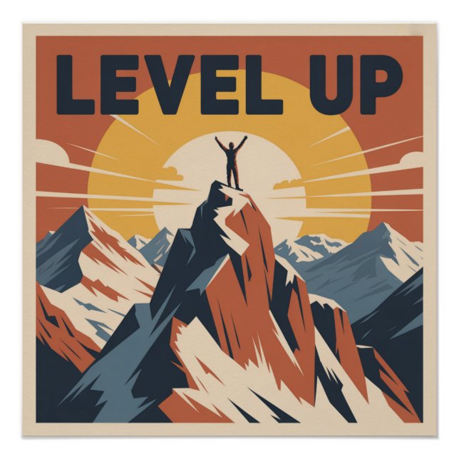 Póster Subir de Nivel (Anverso)