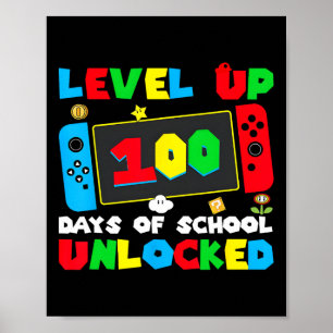 Póster Subir de Nivel 100 Días de Escuela Desbloqueado Vi