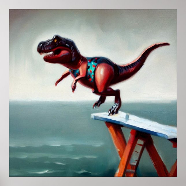 Póster Submarinismo en T Rex (Frente)