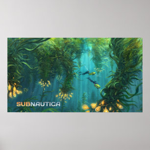 Póster Subnautica Kelp Forest Concept Art