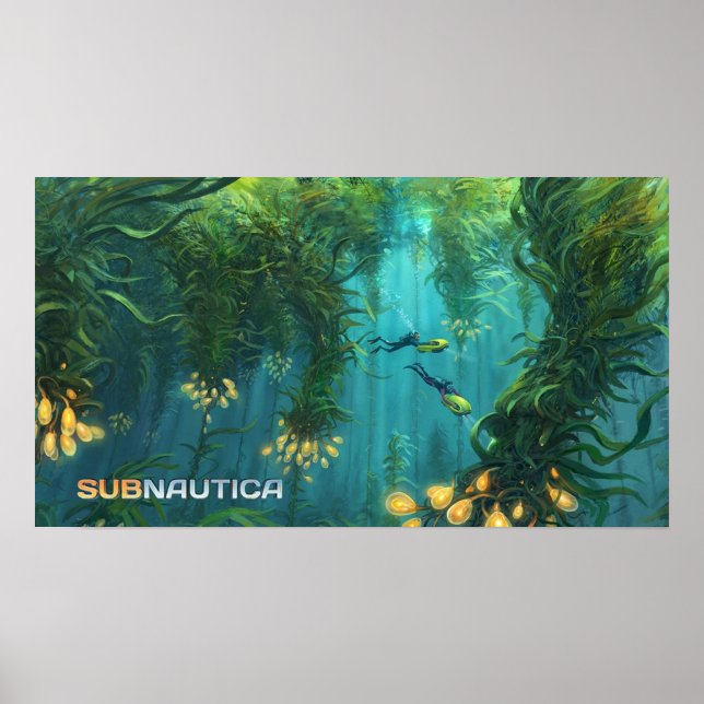 Póster Subnautica Kelp Forest Concept Art (Frente)