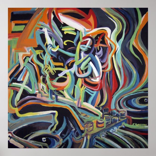 Póster SubRosa DJ (Frente)