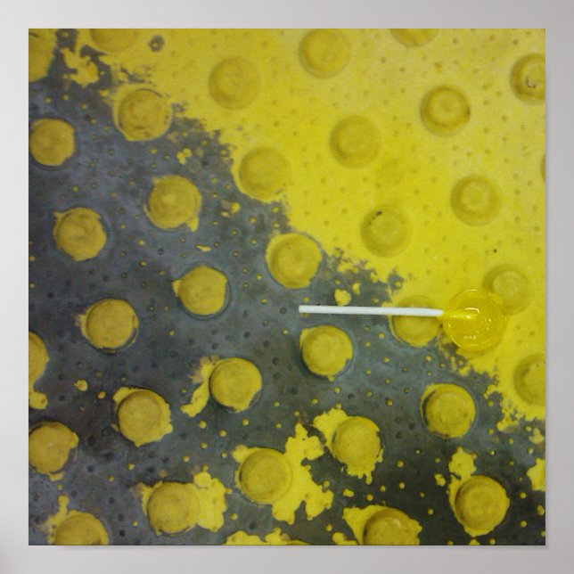 Póster Subterráneo Amarillo Lollipop Abandonado (Frente)