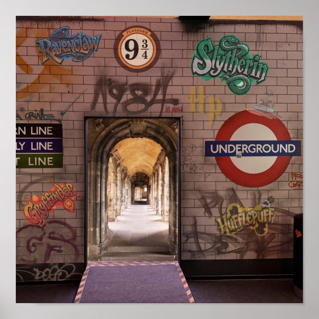 Póster Subterráneo de HP (Frente)