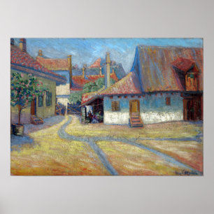 Póster Suburbio de Belgrado de Nadežda Petrović