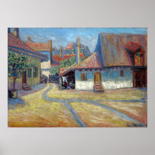 Póster Suburbio de Belgrado de Nadežda Petrović (Frente)