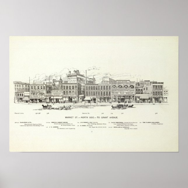 Póster Subvención del lado norte del mercado (Frente)