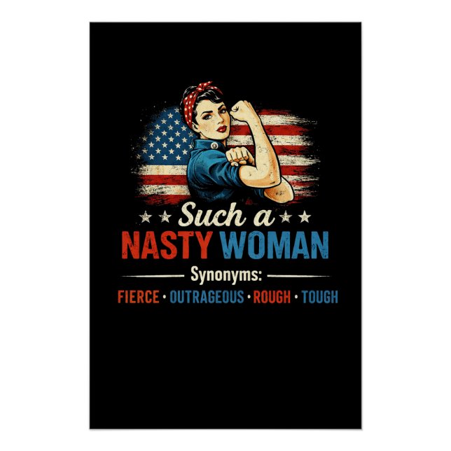Póster Such a Nasty Woman (Anverso)