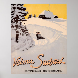 Póster Suchard Velma, muere Vorzügliche Ess Chocolade