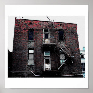 Póster Suciedad trasera del callejón