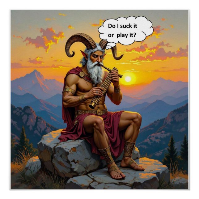 Póster Suck it or play it (Anverso)