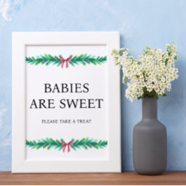 Póster Sucursal de navidades Los bebés son Baby Shower du