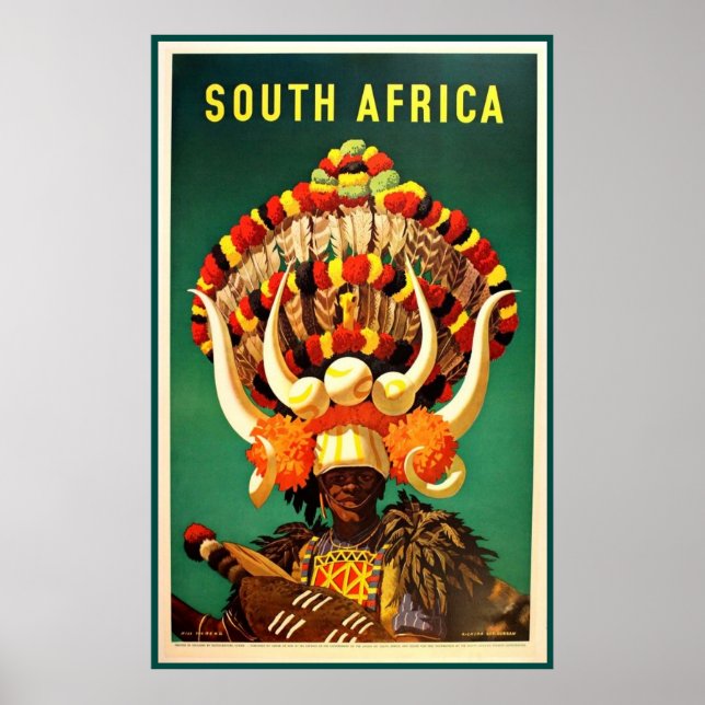 Póster Sudáfrica (Frente)