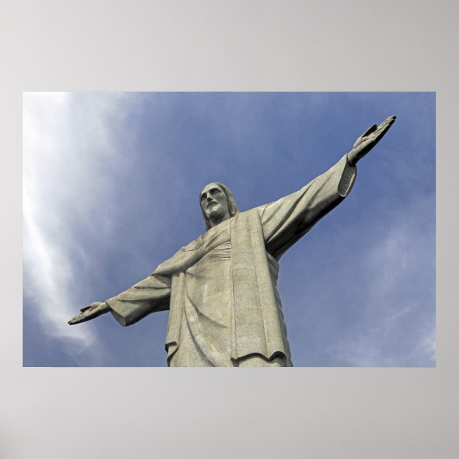 Póster Sudamérica, Brasil, Río de Janeiro. Cristo 2 (Frente)