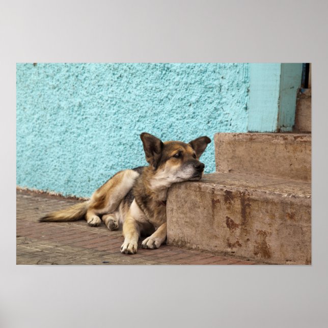 Póster Sudamérica, Chile, Valparaíso. Alemán (Frente)