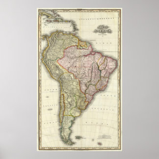 Póster Sudamérica compuesta, Indias Occidentales