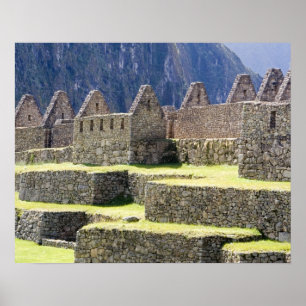 Póster Sudamérica - Perú. Piedras en los incas perdidos