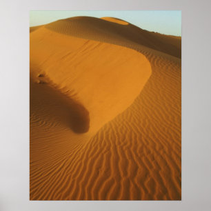 Póster Sudán, Norte (Nubia), dunas en el desierto