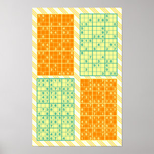 Póster Sudoku rompe