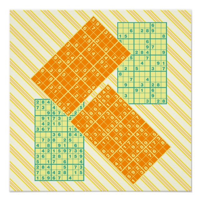 Póster Sudoku rompe (Anverso)
