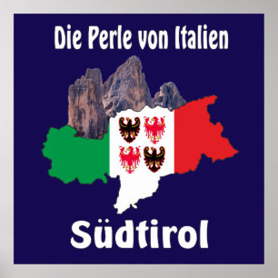 Póster Südtirol - Alto Adige - Italien - Poster Italia
