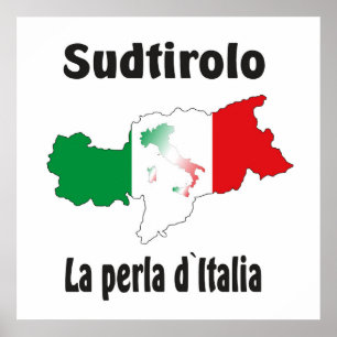 Póster Südtirol - Alto Adige - Italien - Poster Italia