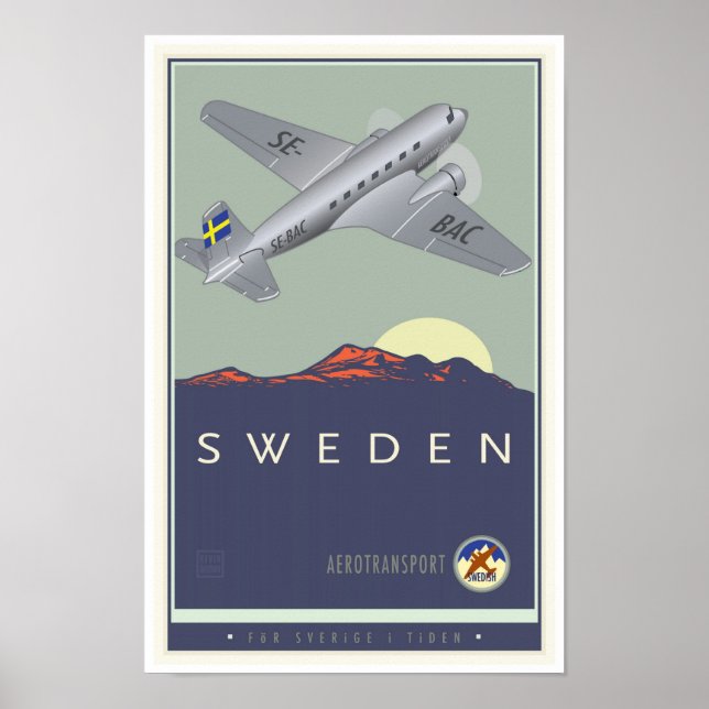Póster Suecia (Frente)