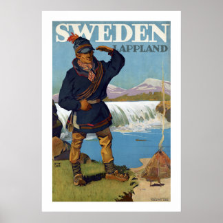 Póster Suecia ~ Lappland