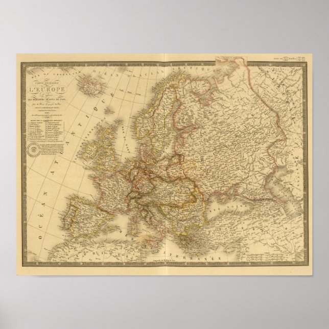 Póster Suecia, Noruega y Dinamarca (Frente)