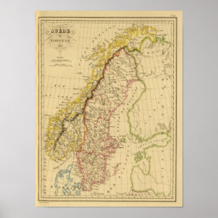 Póster Suecia y Noruega 3