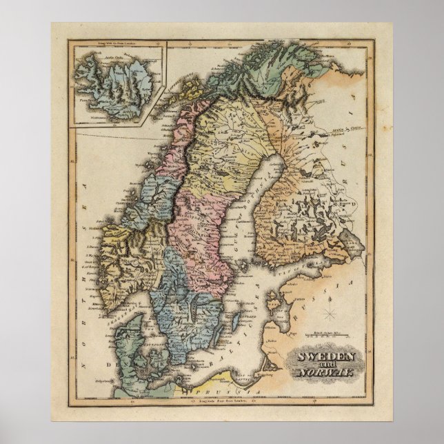 Póster Suecia y Noruega 6 (Frente)