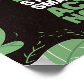 Póster Sueña grande. Comenzar pequeño. Actúa ahora